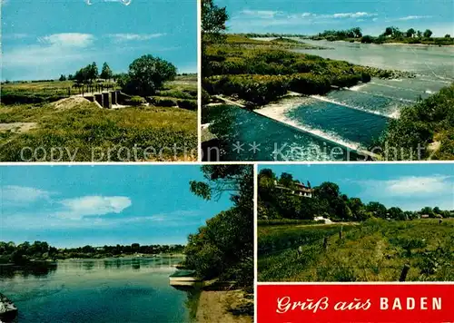 AK / Ansichtskarte Baden_Achim Landschaftspanorama an der Weser Baden Achim