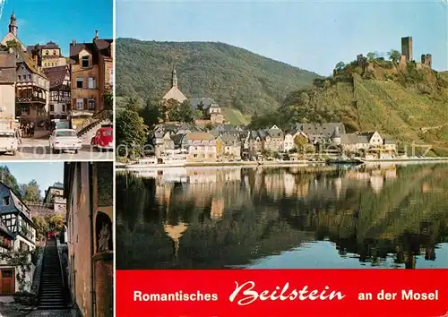 AK / Ansichtskarte Beilstein_Mosel Ortsmotive mit Burg Beilstein_Mosel