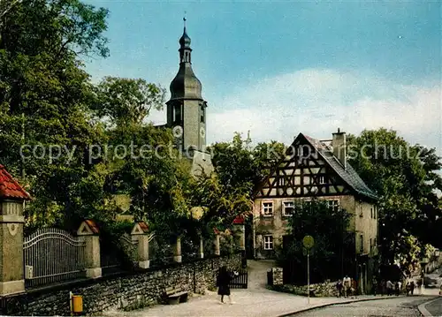 AK / Ansichtskarte Hof_Saale An der Lorenzkirche Hof_Saale