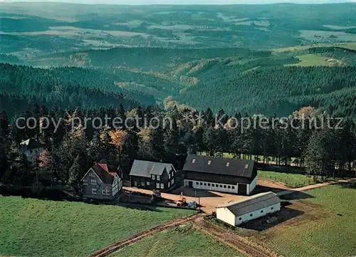 AK / Ansichtskarte Reichshof Jugendherberge Blockhaus Fliegeraufnahme Reichshof