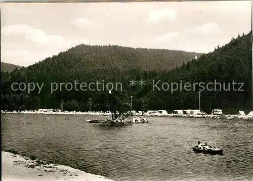 AK / Ansichtskarte Waldfischbach Burgalben Camping Clausensee Naturpark Pfaelzer Wald Waldfischbach Burgalben