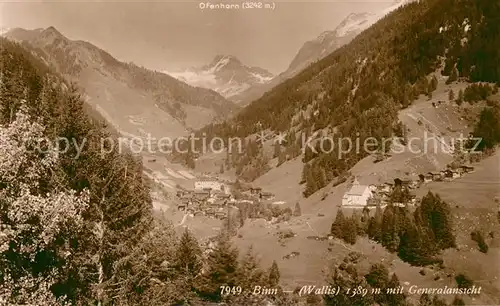 AK / Ansichtskarte Binn mit Ofenhorn Binn