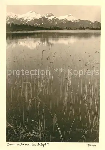 AK / Ansichtskarte Foto_Popp_Nr. Bannwaldsee Allgaeu Foto_Popp_Nr.