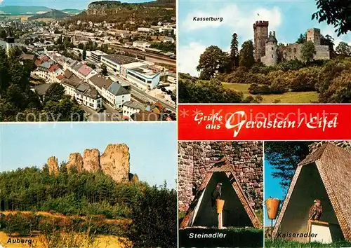 AK / Ansichtskarte Gerolstein Kasselberg Steinadler Kaiseradler Auberg Gerolstein