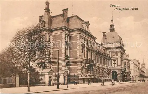 AK / Ansichtskarte Dessau Rosslau Herzogliches Palais Dessau Rosslau