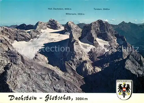 AK / Ansichtskarte Gletscher Dachstein Gosau Gletscher Mitterspitz Torstein  Gletscher