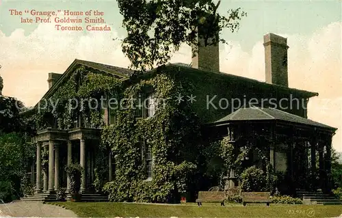 AK / Ansichtskarte Toronto_Canada The Grange Home of the late Prof Goldwin Smith Toronto Canada