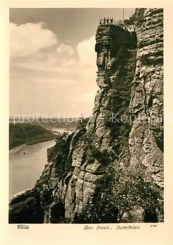 AK / Ansichtskarte Foto_Hahn_Nr. 3181 Basteifelsen Saechsische Schweiz  Foto_Hahn_Nr.