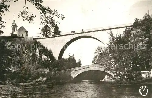 AK / Ansichtskarte Pierre_Pertuis Les deux pont Pierre Pertuis