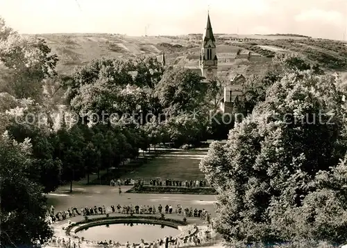 AK / Ansichtskarte Bad_Neuenahr Ahrweiler Panorama Blick ueber den Kurpark Kirche Bad_Neuenahr Ahrweiler