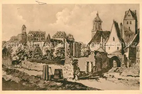 AK / Ansichtskarte Meissen_Elbe_Sachsen Stadttore Meissen_Elbe_Sachsen