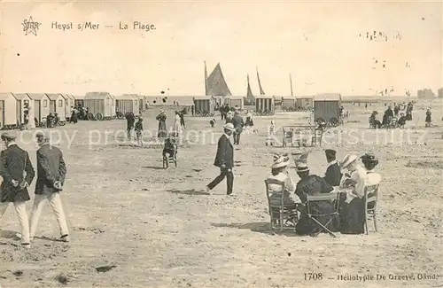 AK / Ansichtskarte Heyst sur Mer La Plage Heyst sur mer