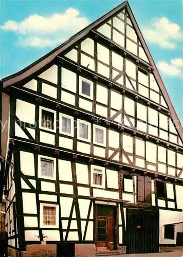 AK / Ansichtskarte Bad_Wildungen Altstadt Fachwerkhaus Bad_Wildungen