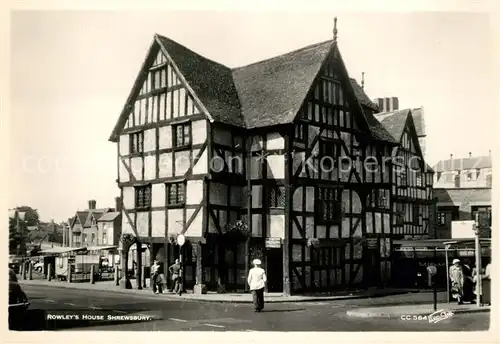 AK / Ansichtskarte Shrewsbury_Atcham Rowleys House Shrewsbury Atcham