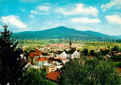 AK / Ansichtskarte Koetzting Panorama Blick zum Kaitersberg Koetzting