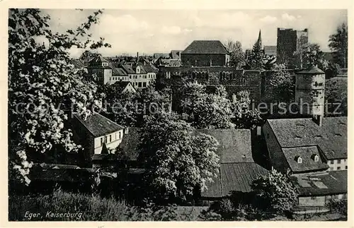 AK / Ansichtskarte Eger_Cheb_Tschechien Kaiserburg 