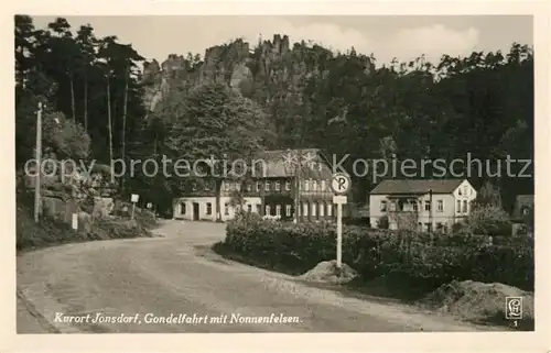 AK / Ansichtskarte Jonsdorf_Janov_u_Hrenska Gondelfahrt Nonnenfelsen  