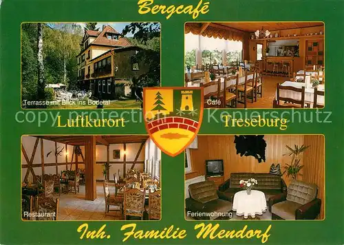 AK / Ansichtskarte Treseburg_Harz Bergcafe  Treseburg Harz