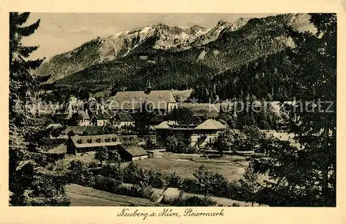 AK / Ansichtskarte Neuberg_Muerz Panorama Neuberg Muerz