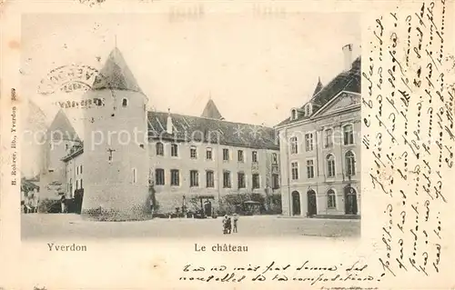 AK / Ansichtskarte Yverdon_VD Le Chateau Yverdon_VD