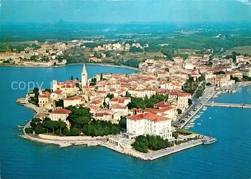 AK / Ansichtskarte Porec Panorama Halbinsel Fliegeraufnahme Porec