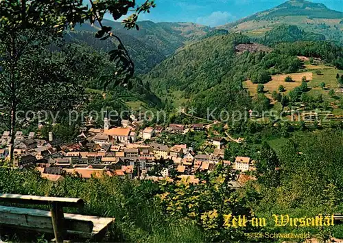 AK / Ansichtskarte Zell_Wiesental Panorama Zell Wiesental