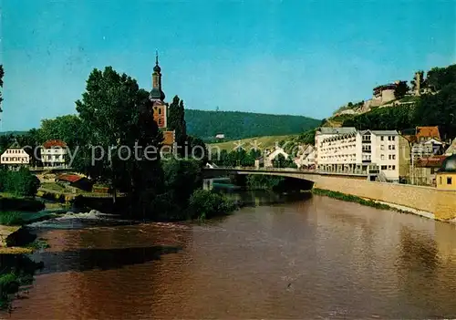 AK / Ansichtskarte Bad_Kreuznach Kauzenburg Kirche Panorama Bad_Kreuznach