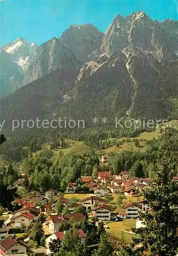 AK / Ansichtskarte Grainau Alpspitze kleiner und grosser Waxenstein Grainau