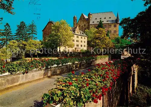 AK / Ansichtskarte Marburg_Lahn Schloss Marburg_Lahn