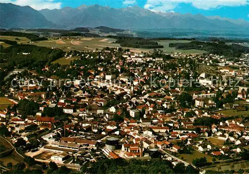 AK / Ansichtskarte Traunstein_Oberbayern Fliegeraufnahme Traunstein_Oberbayern