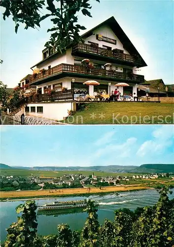 AK / Ansichtskarte Koewerich Hotel Haus Moselblick Moselpartie Koewerich