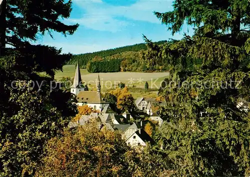 AK / Ansichtskarte Eslohe_Sauerland Kirchenpartie Eslohe_Sauerland