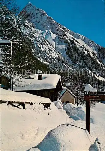 AK / Ansichtskarte Gerstruben Winterlandschaft Gerstruben