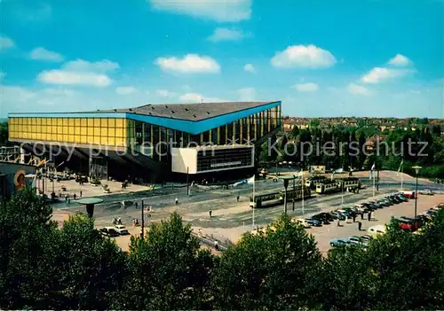 AK / Ansichtskarte Essen_Ruhr Gruga Halle Strassenbahn Essen_Ruhr