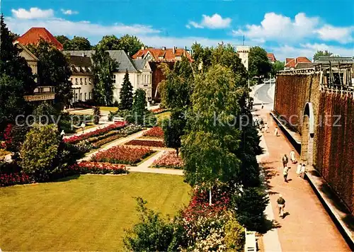 AK / Ansichtskarte Bad_Salzuflen Rosengarten Kurmittelhaus Bad_Salzuflen