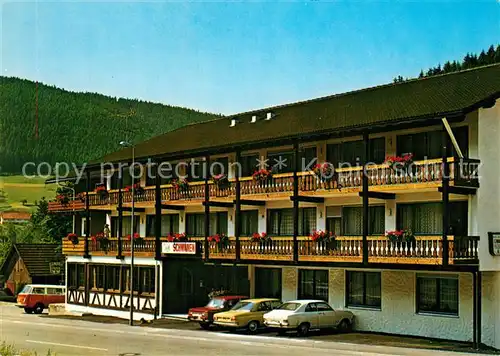 AK / Ansichtskarte Obertal_Baiersbronn Hotel Schwanen Obertal Baiersbronn