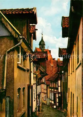 AK / Ansichtskarte Blomberg_Lippe Weinberggasse Stadttor Turm Blomberg Lippe