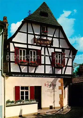 AK / Ansichtskarte Bad_Kreuznach Dr. Faust Haus Bad_Kreuznach