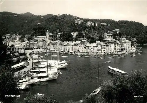 AK / Ansichtskarte Portofino_Liguria Hafenpartie Portofino Liguria