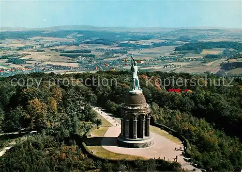 AK / Ansichtskarte Hermannsdenkmal Panorama Hermannsdenkmal