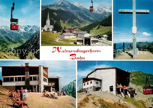 AK / Ansichtskarte Mittelberg_Kleinwalsertal Walmendingrhorn Bahn Mittelberg_Kleinwalsertal