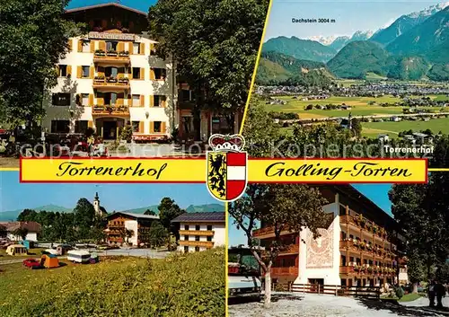 AK / Ansichtskarte Torren_Golling Torrenerhof Dachstein Camping Haflingerhof Torren Golling