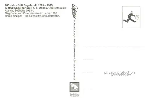 AK / Ansichtskarte Engelhartszell_Donau_Oberoesterreich Fliegeraufnahme Stift  Engelhartszell_Donau