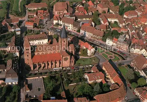 AK / Ansichtskarte Wissembourg Fliegeraufnahme Wissembourg