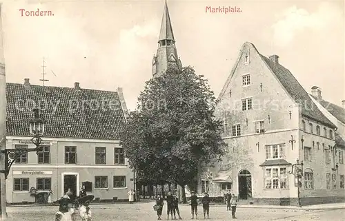 AK / Ansichtskarte Tondern Marktplatz Tondern