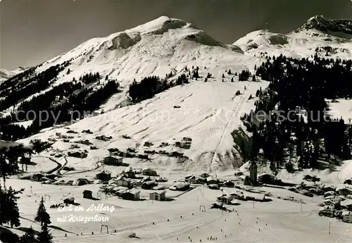 AK / Ansichtskarte Lech_Vorarlberg mit Kriegerhorn Lech Vorarlberg