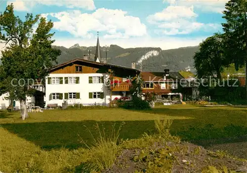 AK / Ansichtskarte Oberstdorf Fremdenheim Gambeck Oberstdorf