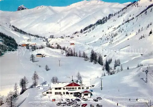 AK / Ansichtskarte Allons_Alpes de Haute Provence Le Relais du Col dAllons Vue aerienne Allons