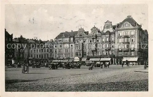 AK / Ansichtskarte Plzen_Pilsen Marktplatz Plzen Pilsen