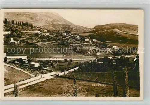 AK / Ansichtskarte Nazareth_Israel Panorama Nazareth Israel